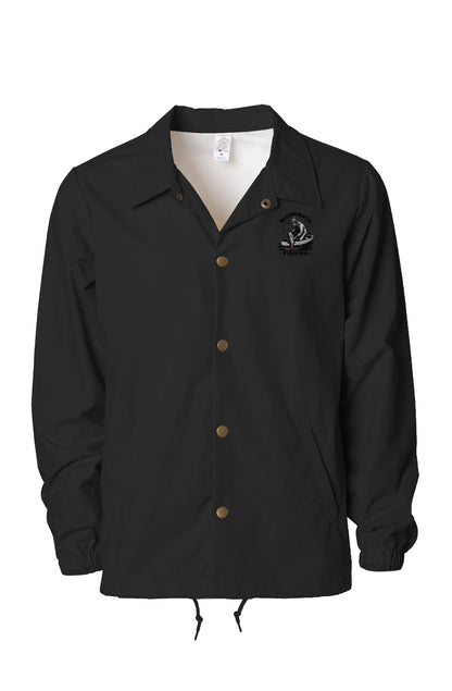 Bloodbath Fishing Logo Windbreaker Coaches Jacket (Black)