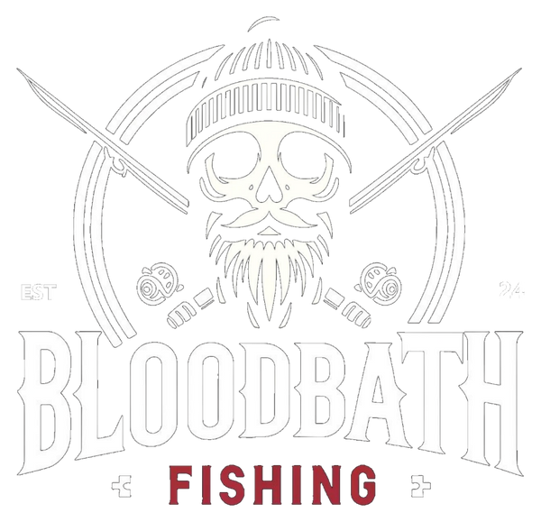 Bloodbath Fishing Co skull logo